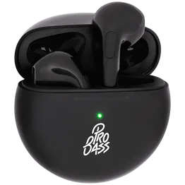 Pro Bass Future Series True Wireless Earphones with Charging Case - Black