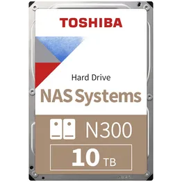 Toshiba N300 NAS Hard Drive 10TB SATA III (512MB/7200RPM)