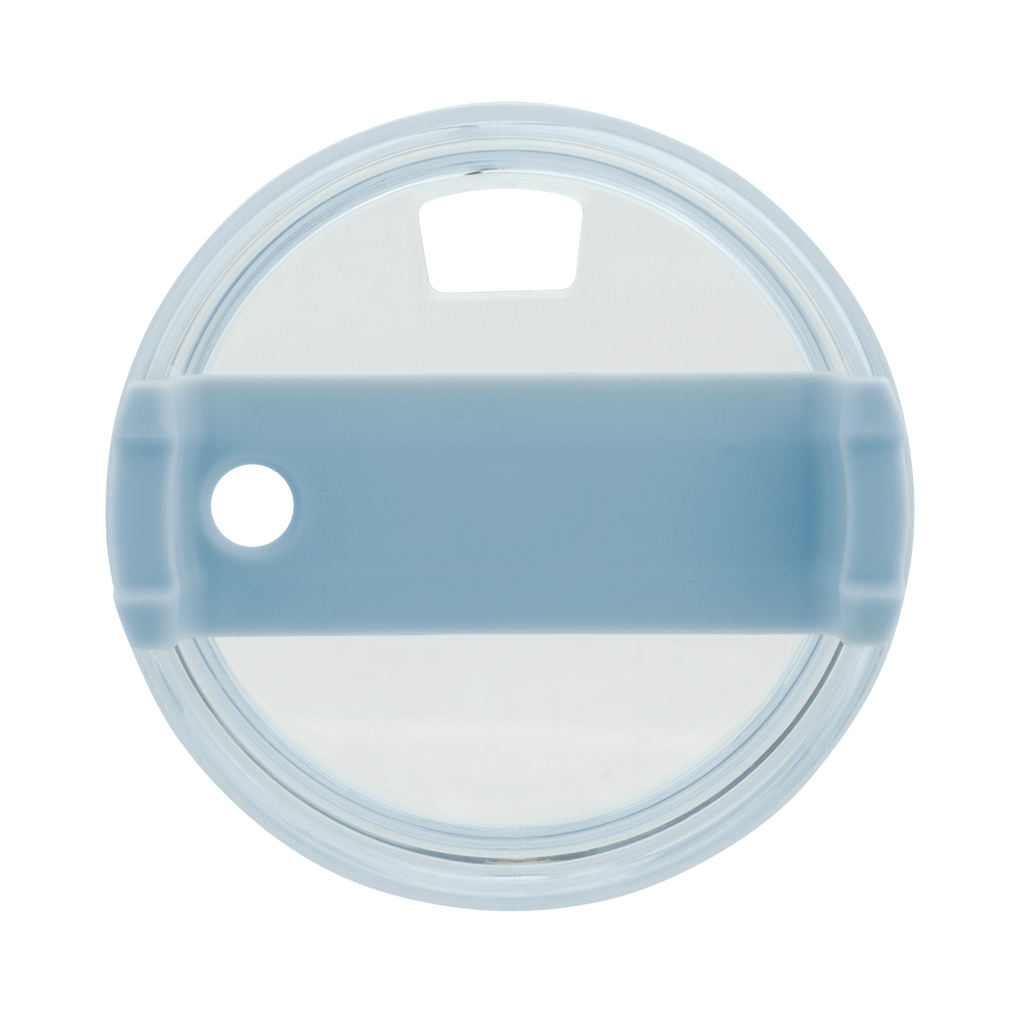 Blue lid for Boden Stark 1200ml Travel Mug with secure sliding opening and silicone grip.