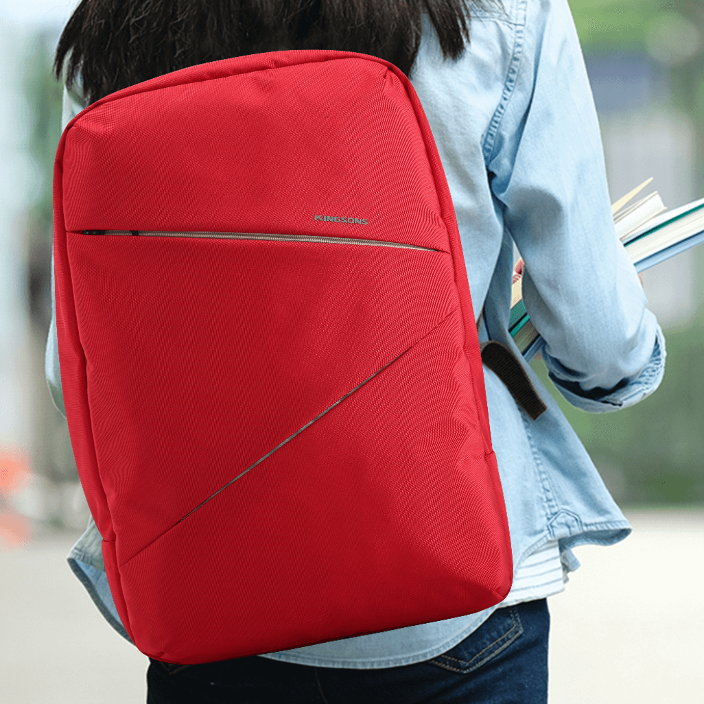 Kingsons Arrow Series Laptop Backpack Red