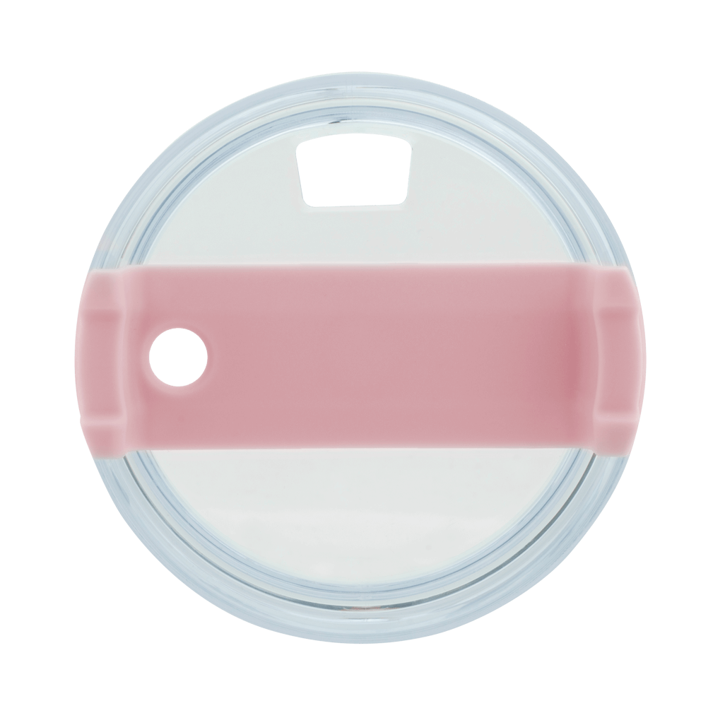 Boden Stark 1200ml Travel Mug lid with pink silicone grip for comfort and easy sipping.