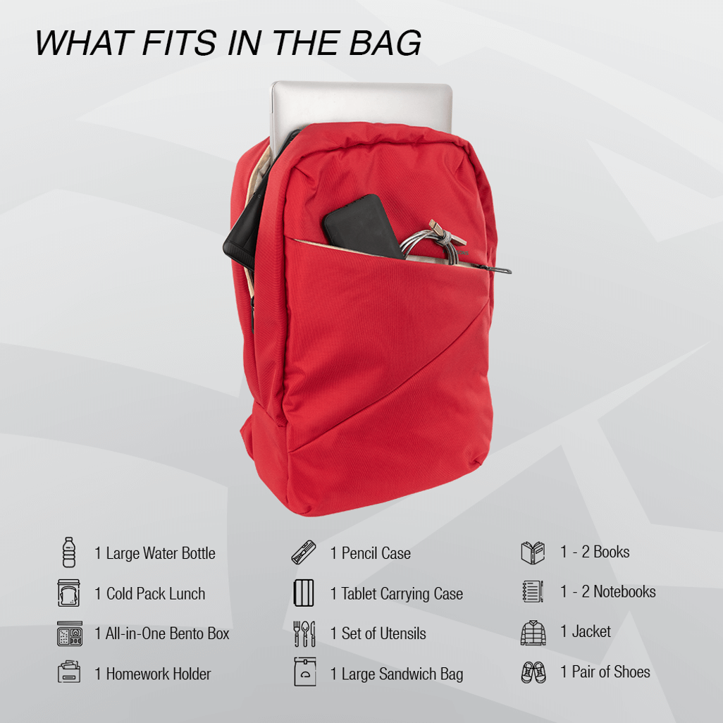 Kingsons Arrow Series Laptop Backpack Red