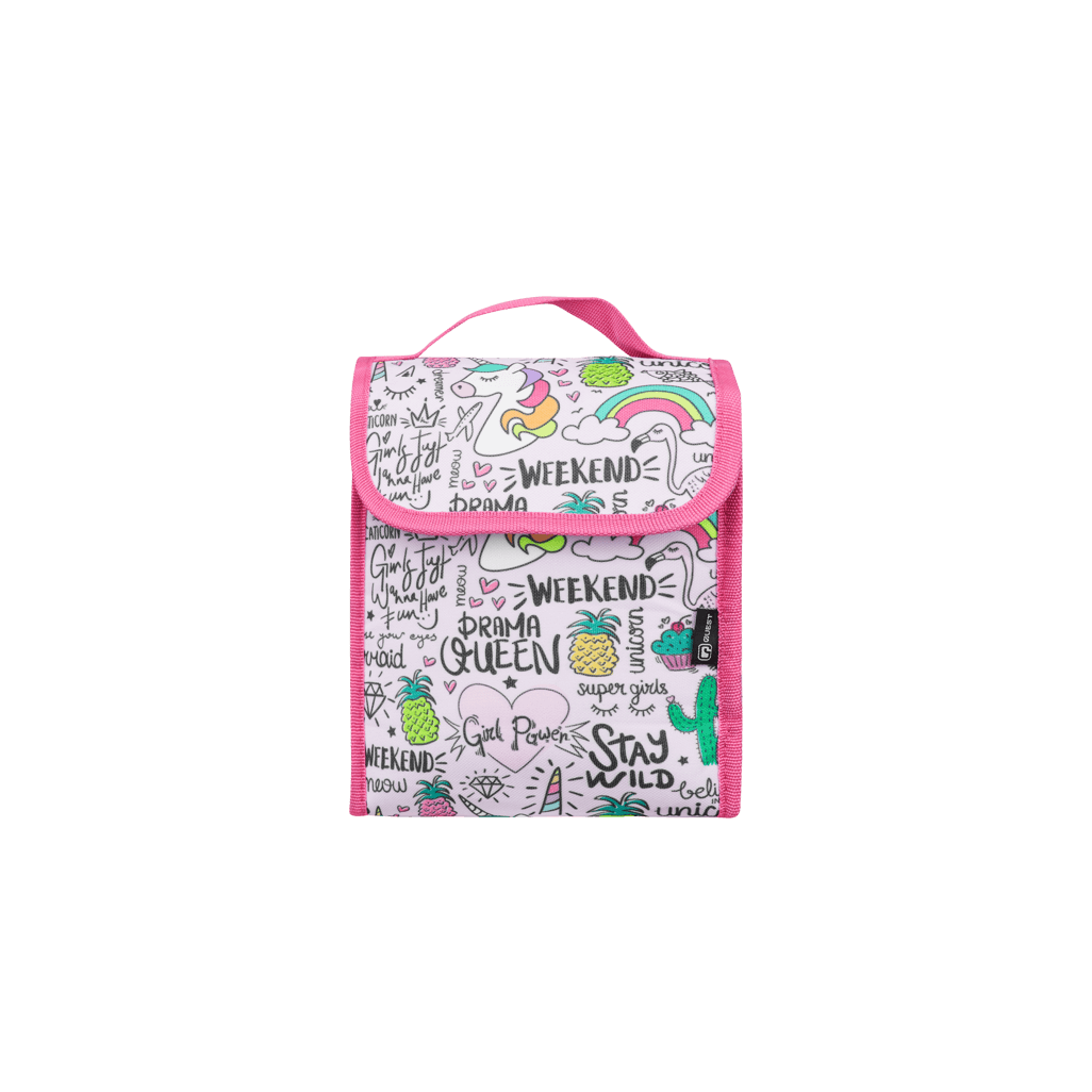 Quest Unicorn Weekend 4 Piece BTS Backpack Combo – Pink