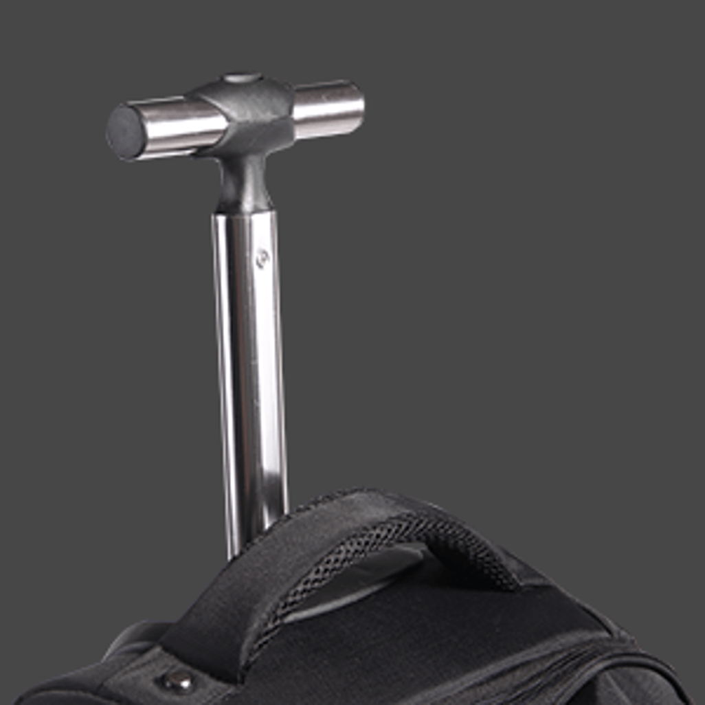 Kingsons Prime 15.6 inch Laptop Trolley Backpack Black