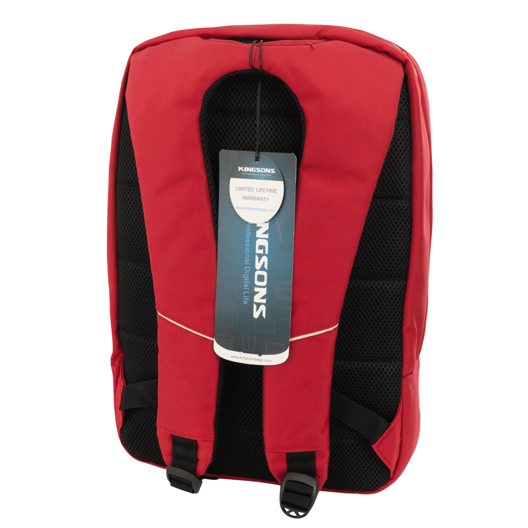 Kingsons Arrow Series Laptop Backpack Red