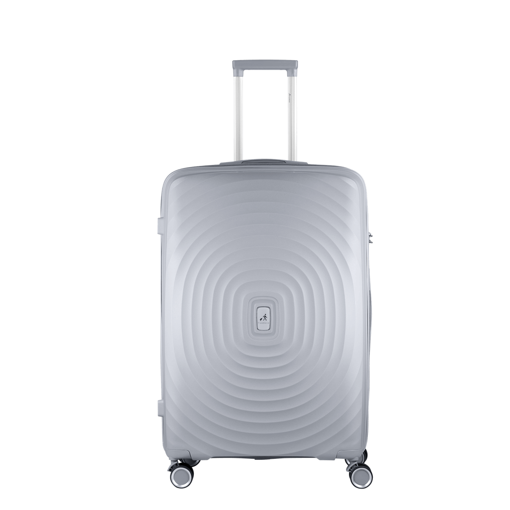 Travelwize Ripple PP 4-Wheel Spinner 75cm Luggage Platinum