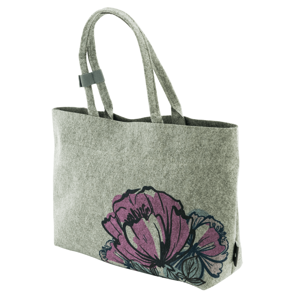 Totes Babe Peony Diaper Tote Grey