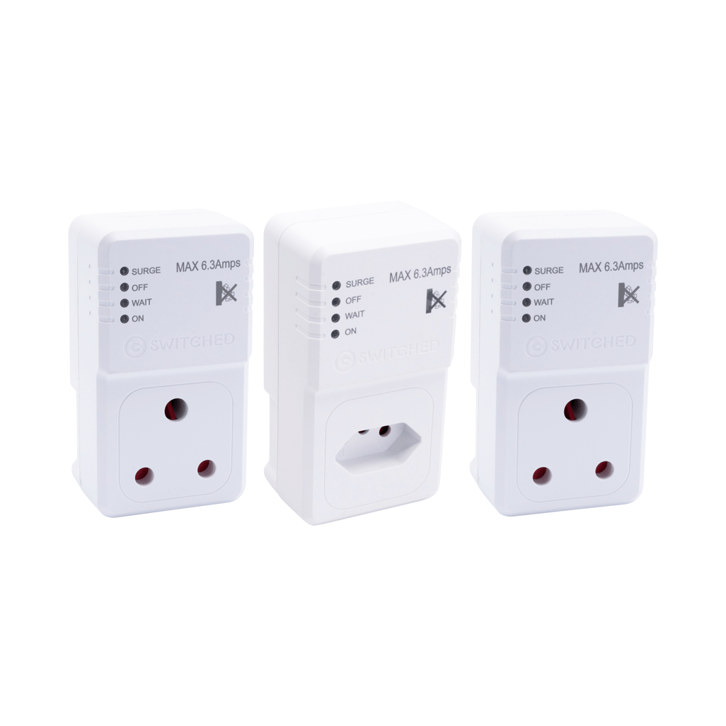 3 x Switched High Surge appliance protection
