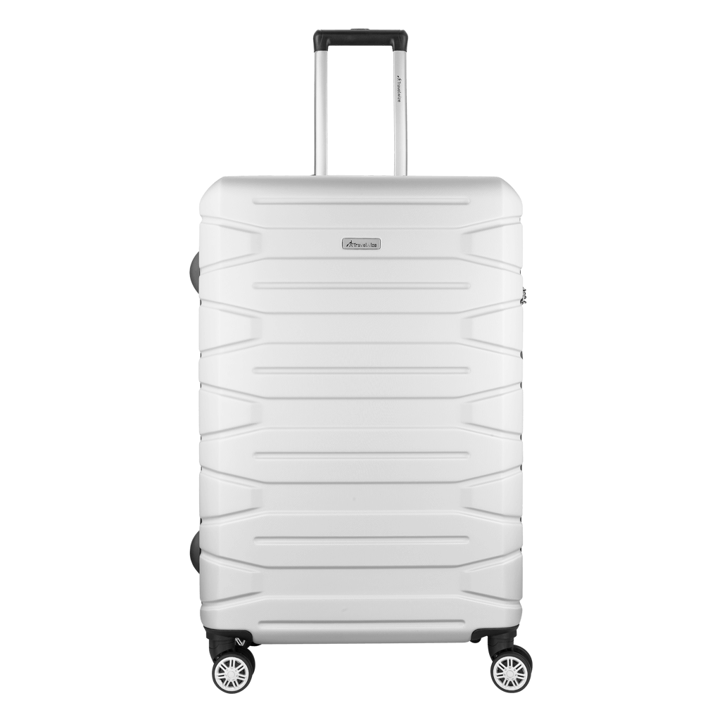 Travelwize Cabana ABS 4-Wheel Spinner 55cm Luggage Platinum