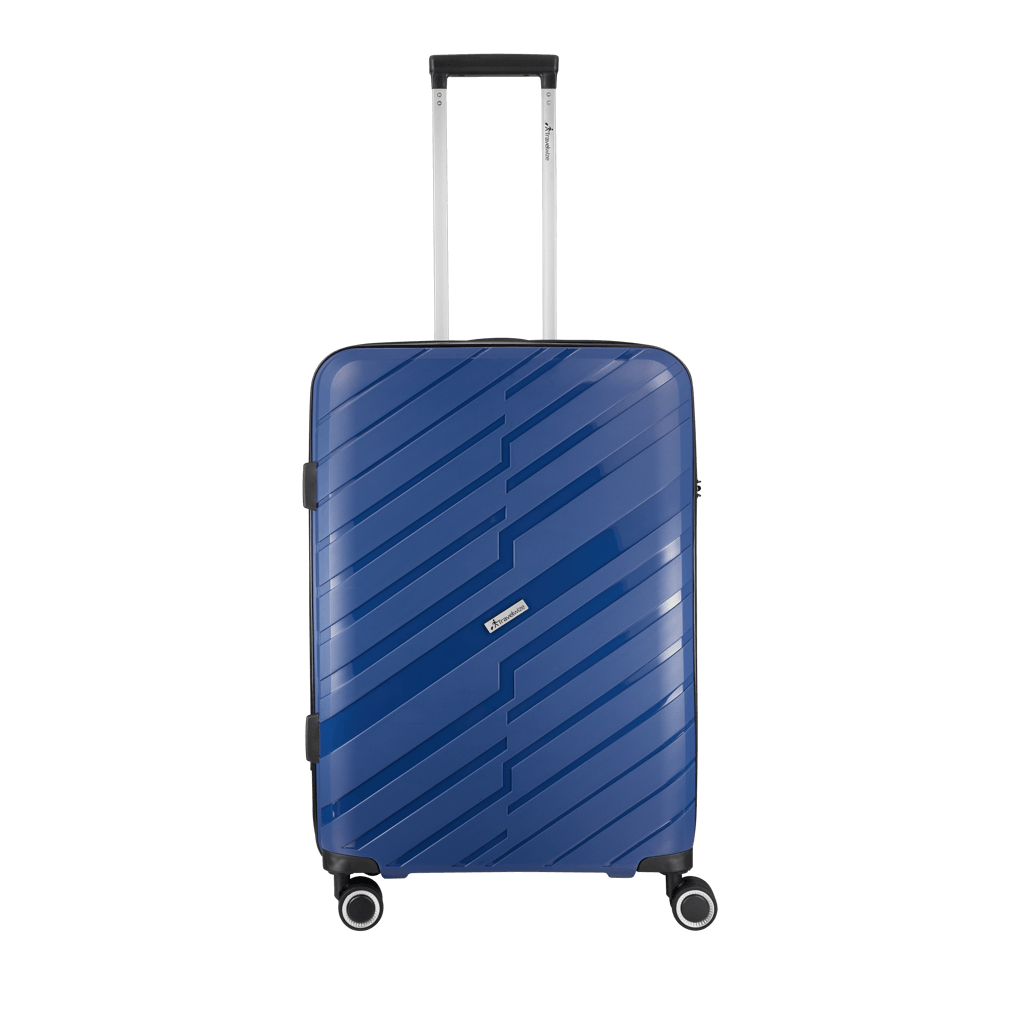 Travelwize Java PP 4-Wheel Spinner 65cm Luggage Azure