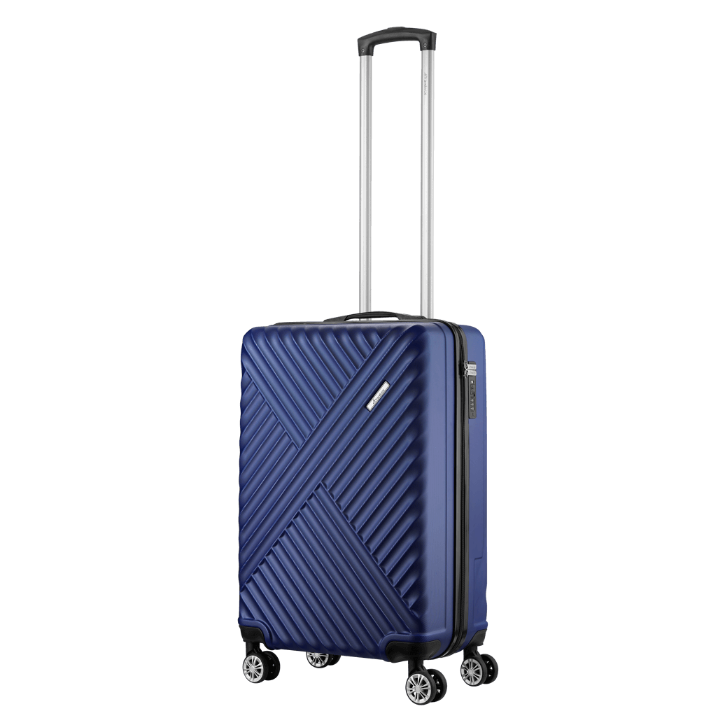 Travelwize Astra ABS 55cm 4-Wheels Spinner Luggage Navy