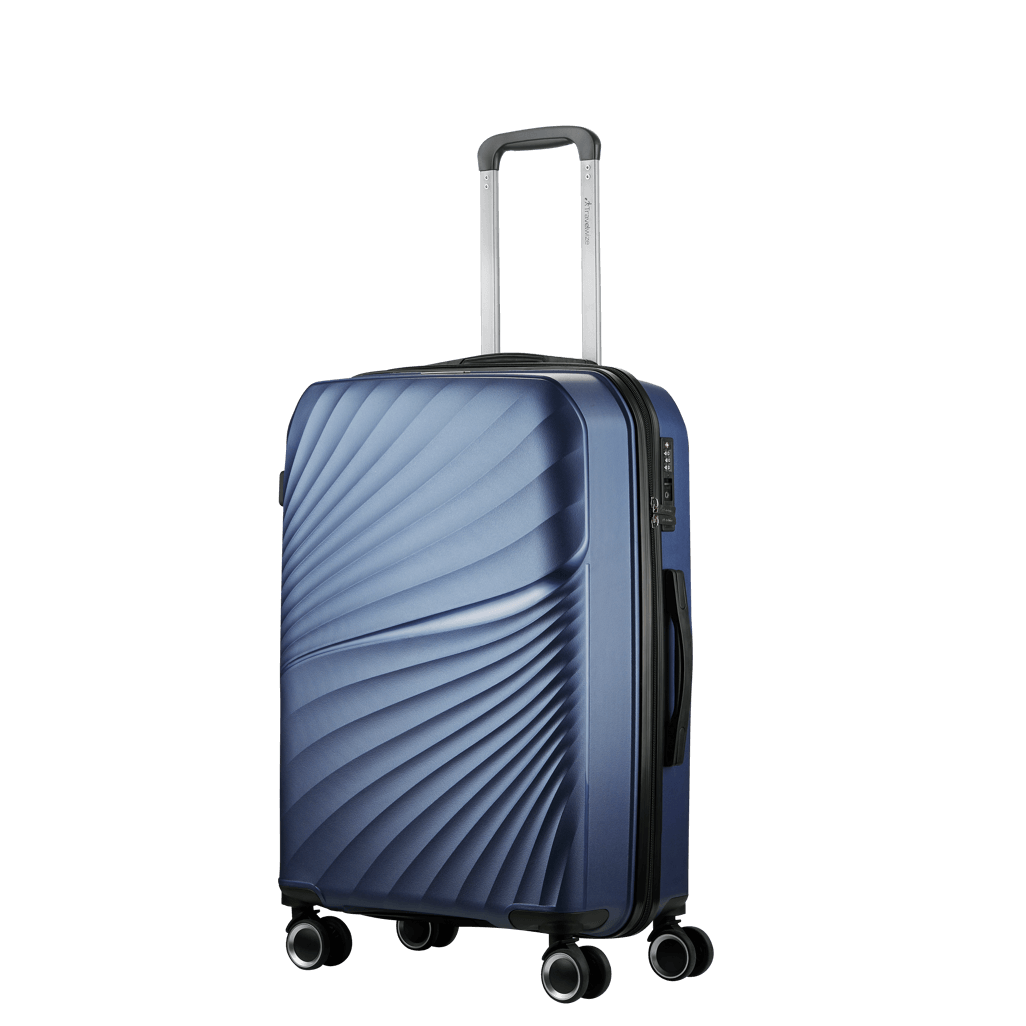 Travelwize Quartz PP 76cm 4-Wheels Spinner Luggage Navy