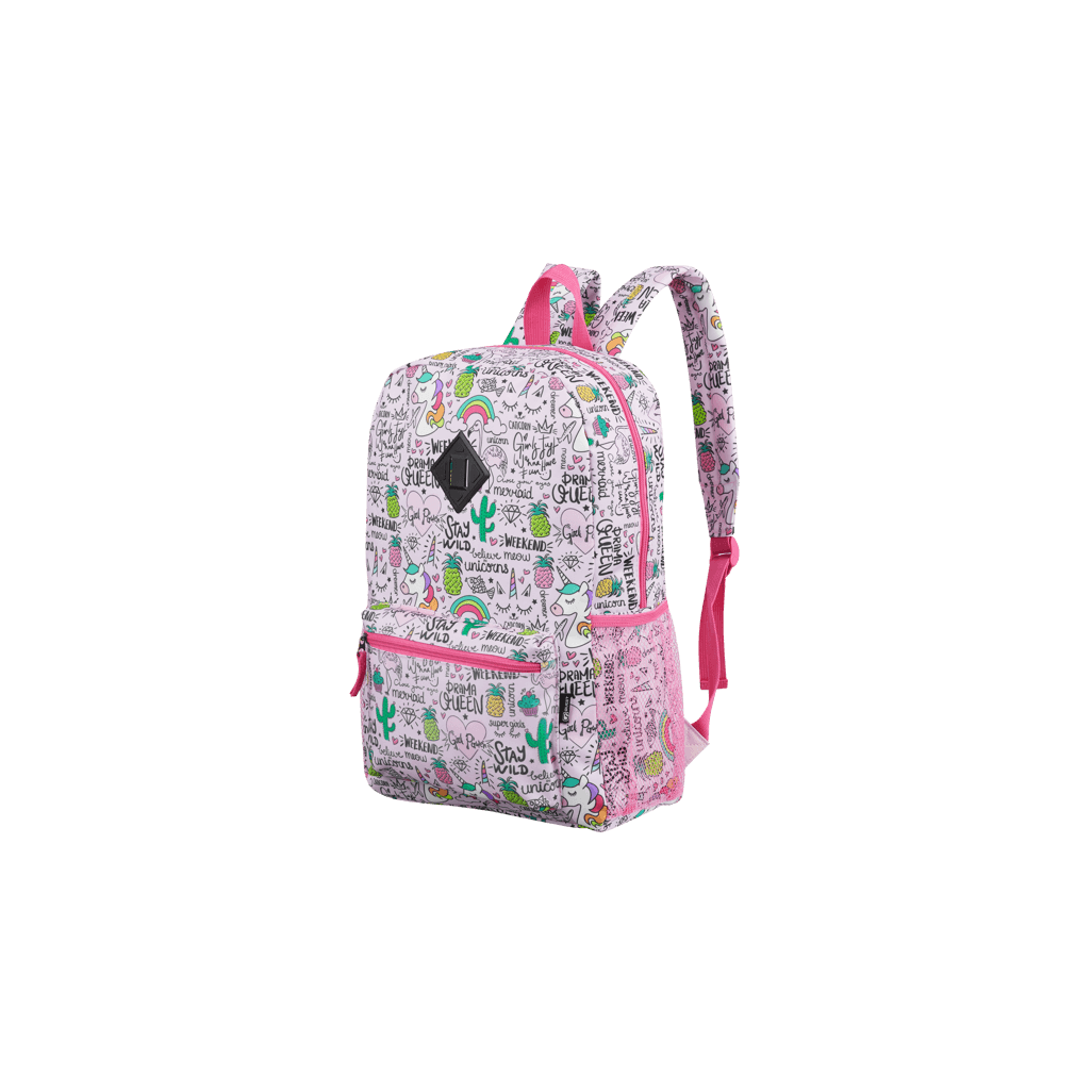 Quest Unicorn Weekend 4 Piece BTS Backpack Combo – Pink