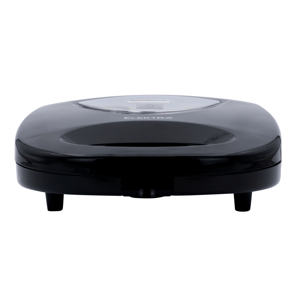 ELEKTRA 700W Sandwich Press in sleek black finish, designed for delicious toasted sandwiches.