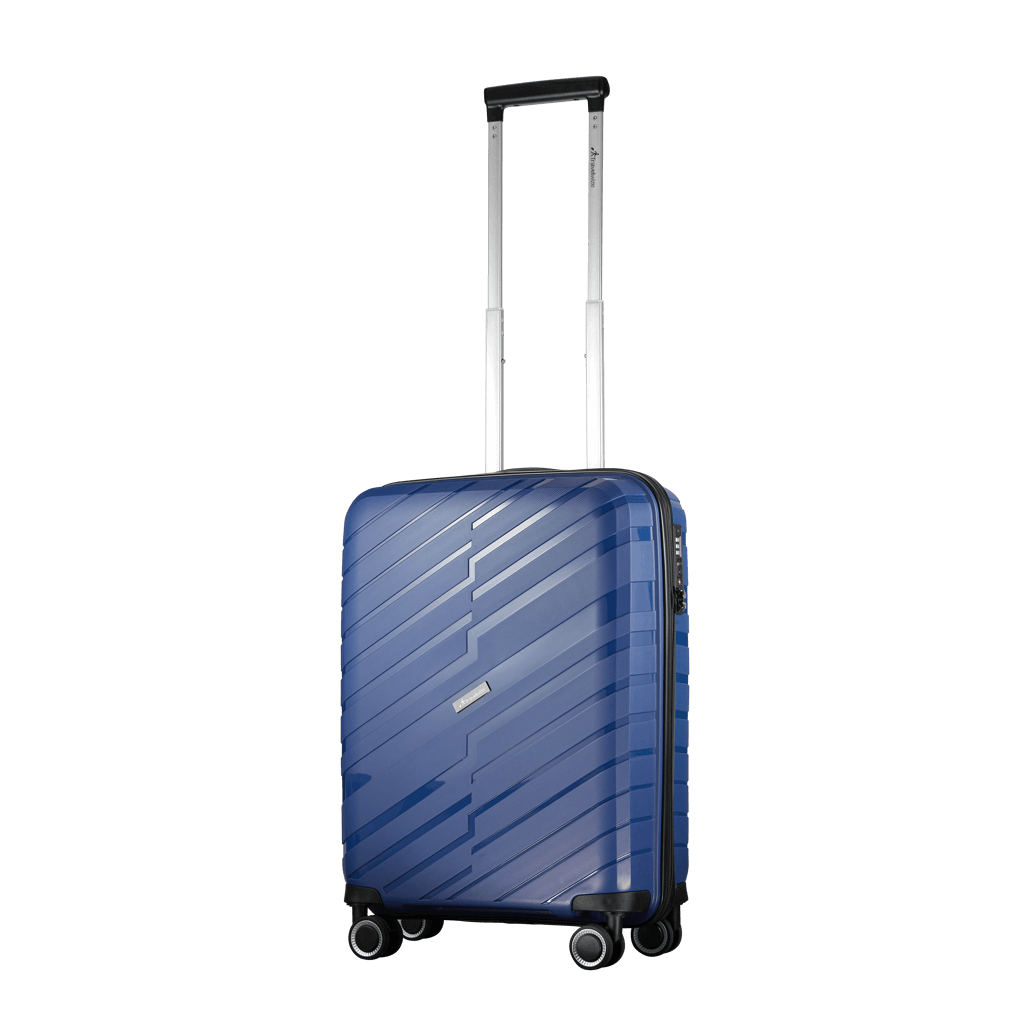 Travelwize Java PP 4-Wheel Spinner 55cm Luggage Azure