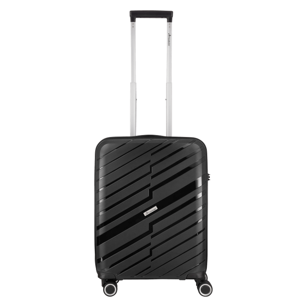 Travelwize Java PP 4-Wheel Spinner 65cm Luggage Black