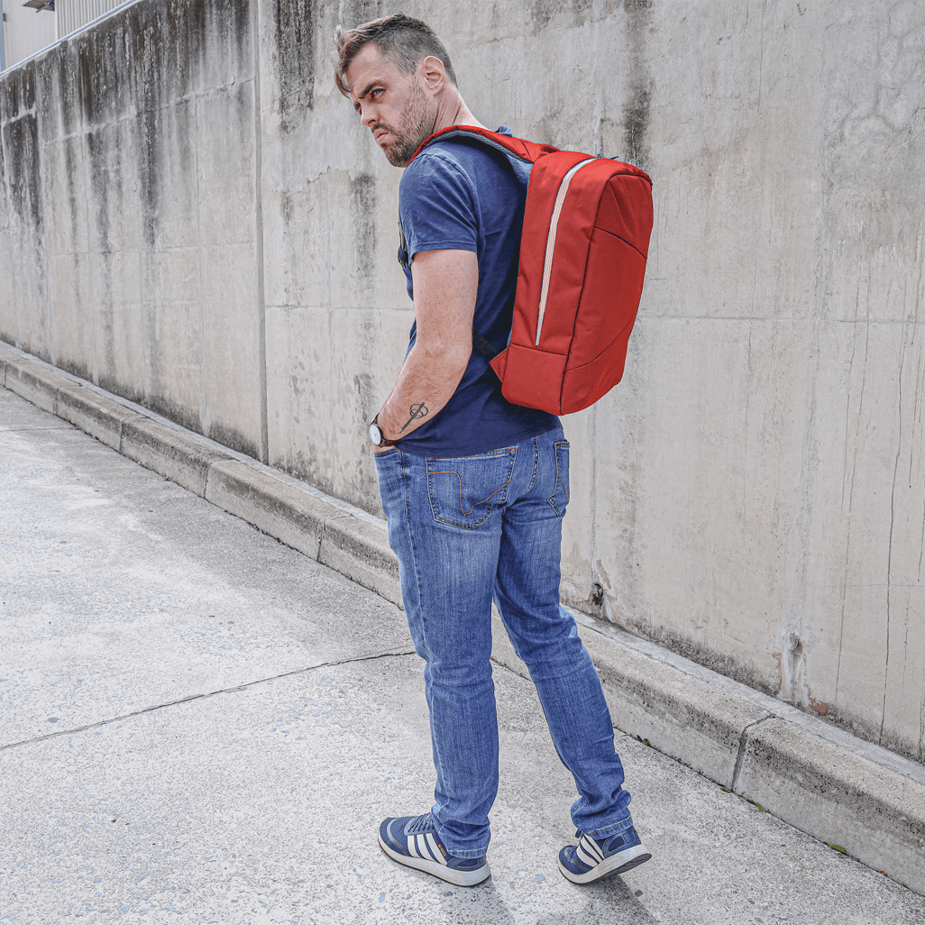 Kingsons Arrow Series Laptop Backpack Red