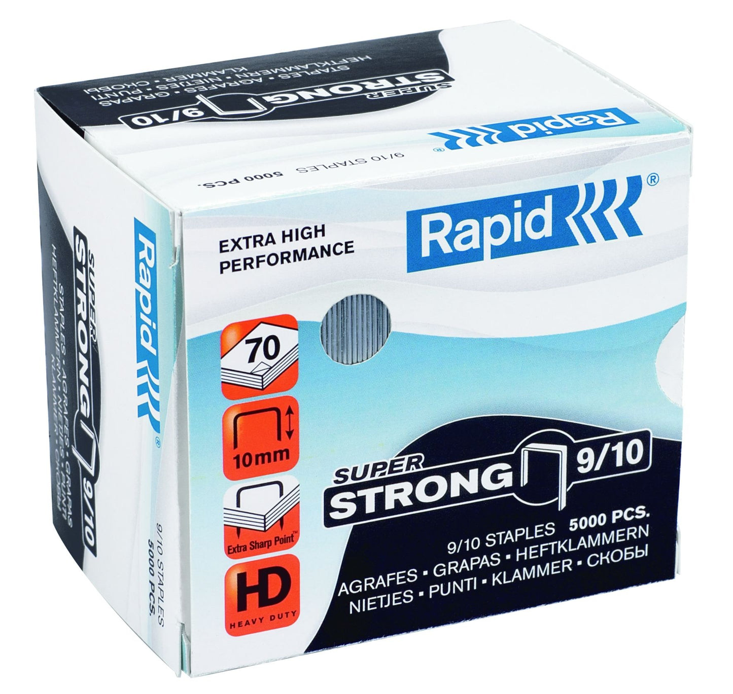 RAPID Staples 9/10 (Box of 5000) 40-70 sheets