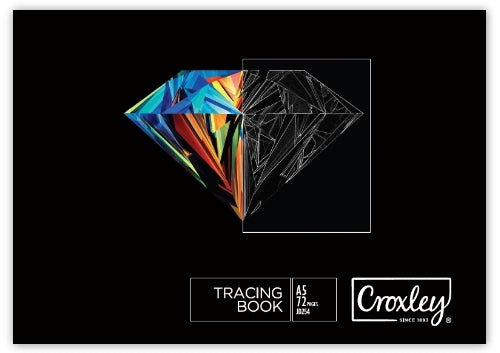 CROXLEY JD254 A5 Landscape 72 Page Tracing Book Pack of 10