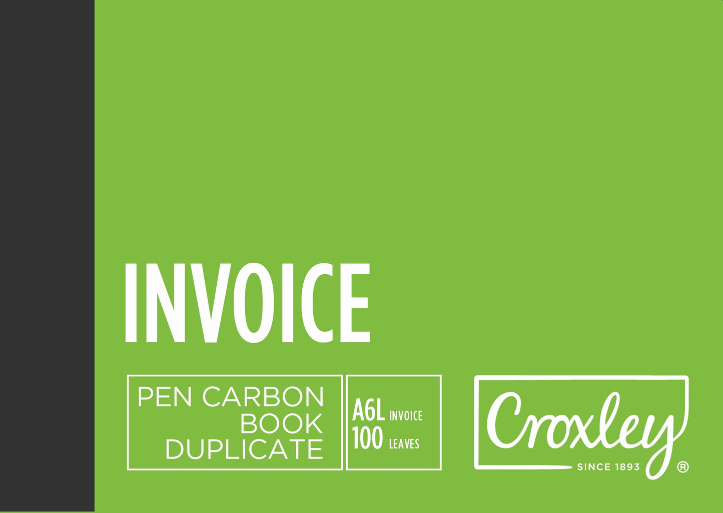 CROXLEY JD16BO Pen Carbon Invoice A6 Landscape 100 Page Pack of 10