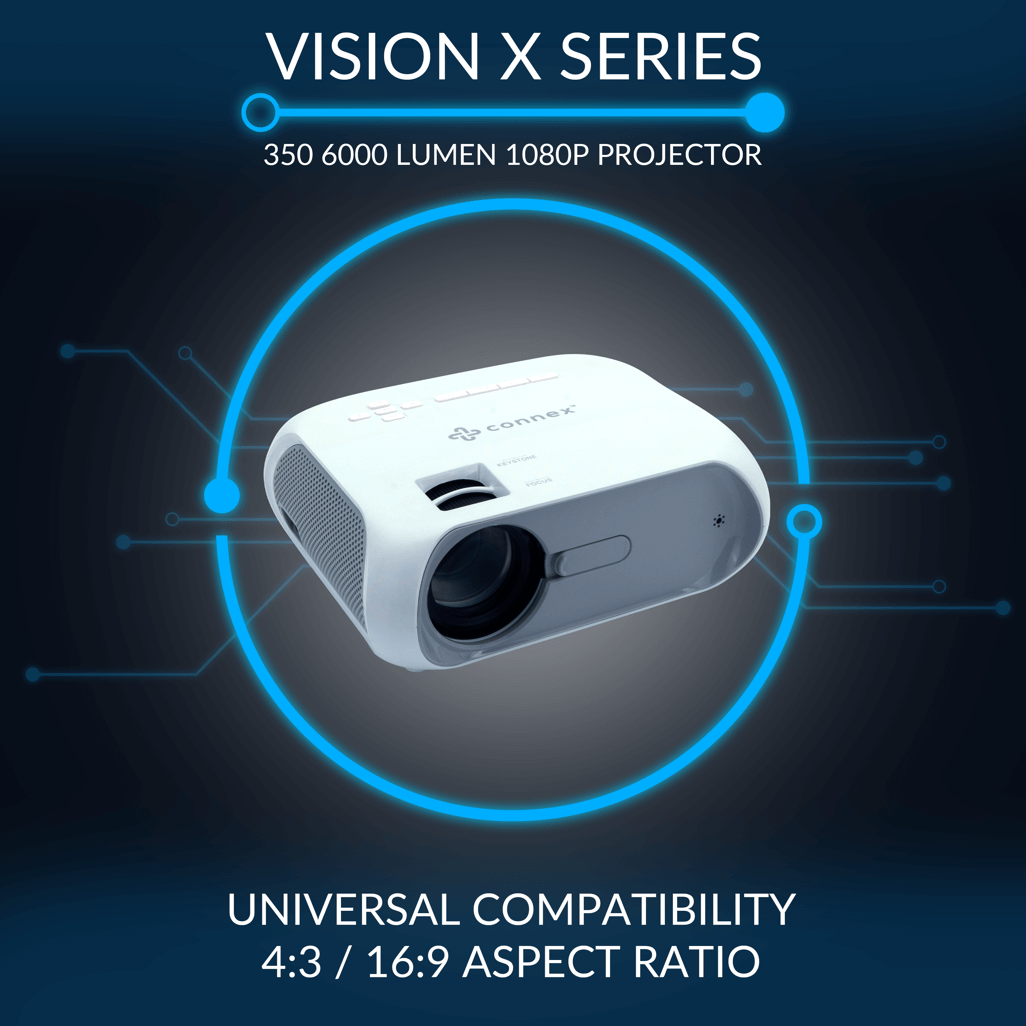 Connex Vision X series 3800 Lumen 1080P Projector