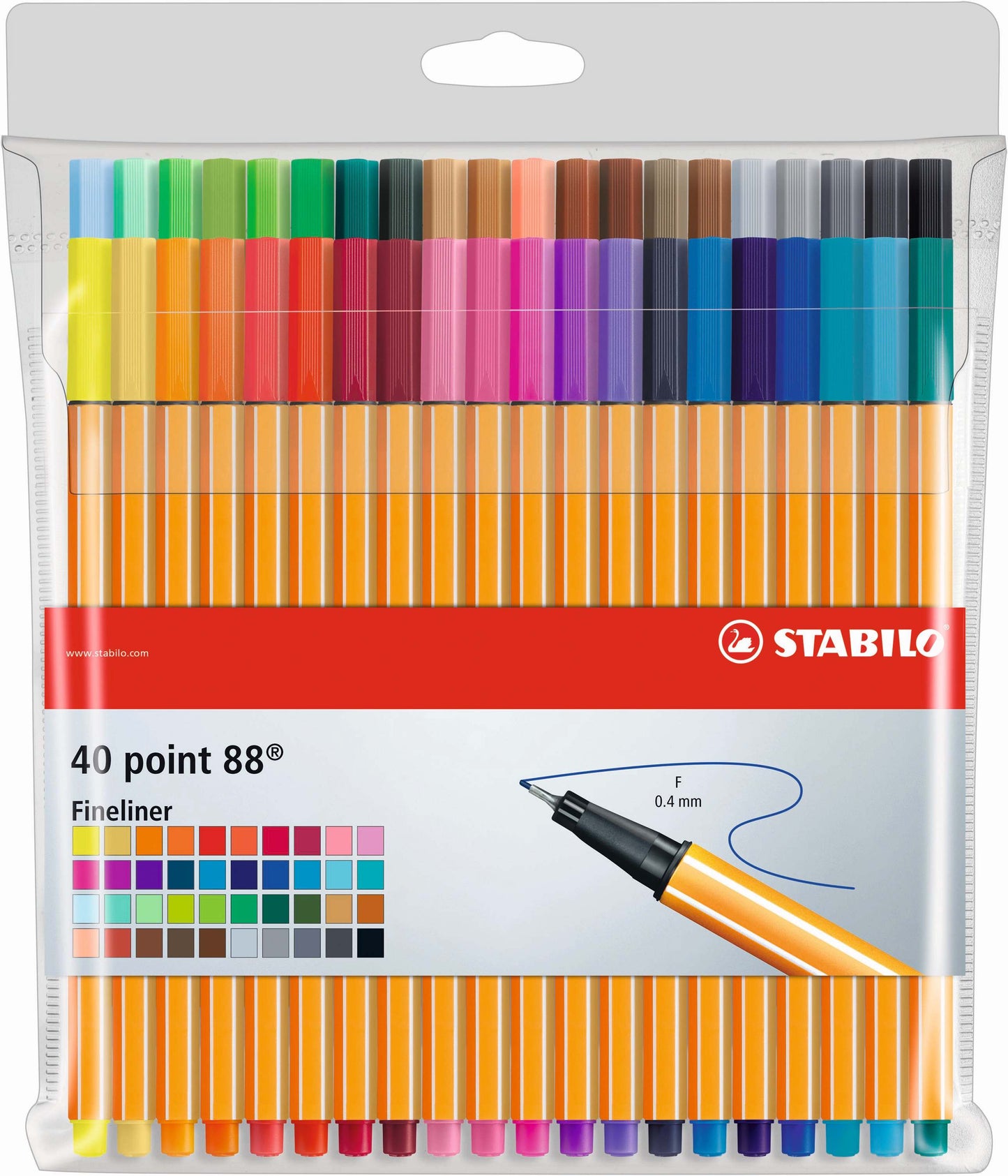 STABILO Point 88 Assorted 40's
