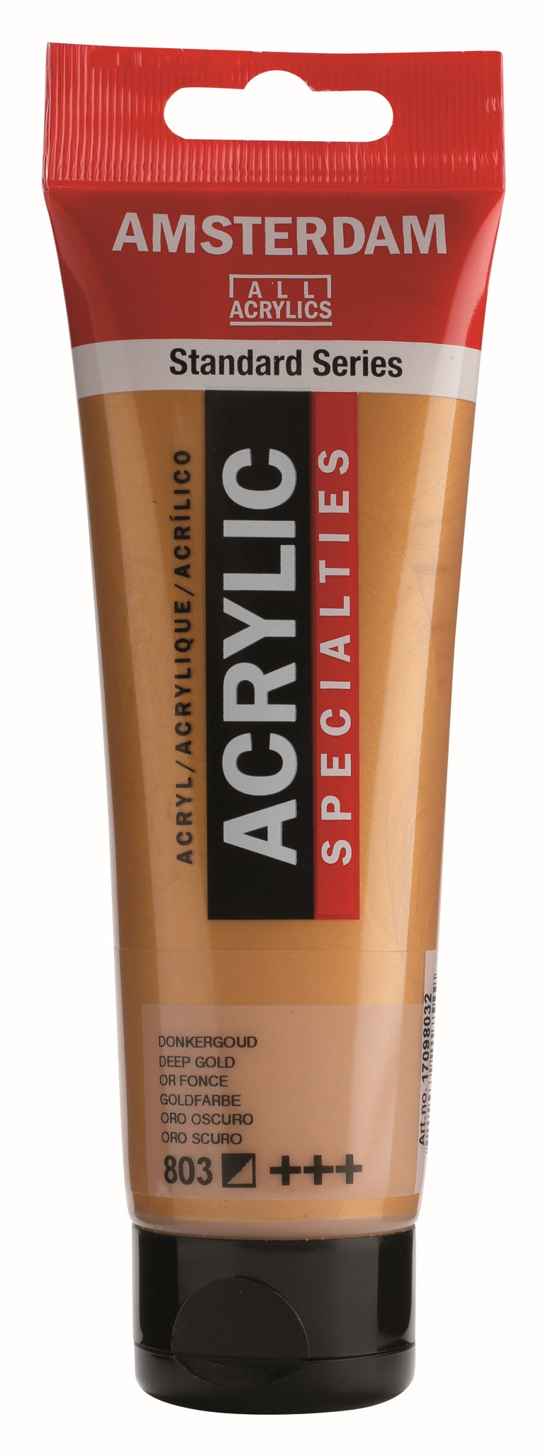 ROYAL TALENS AMSTERDAM Acrylic Colour - 120ml Tube (Deep Gold)