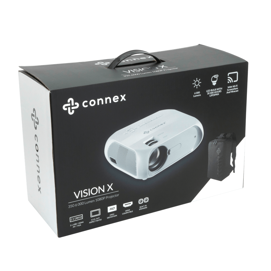 Connex Vision X series 3800 Lumen 1080P Projector