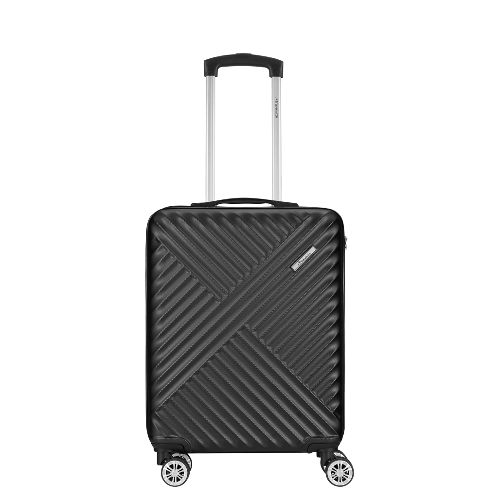 Travelwize Astra ABS 67cm 4-Wheels Spinner Luggage Black