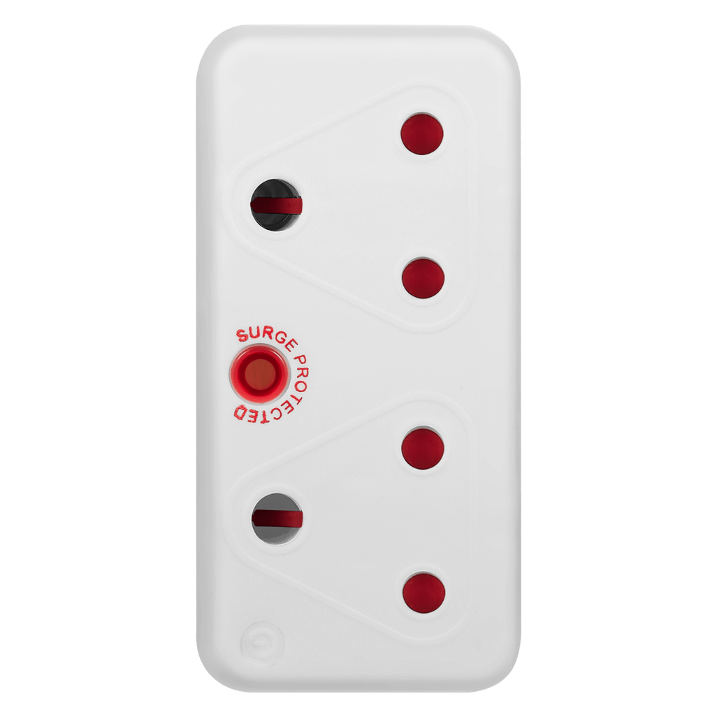 Ellies 2 Way Medium Surge Adaptor -White