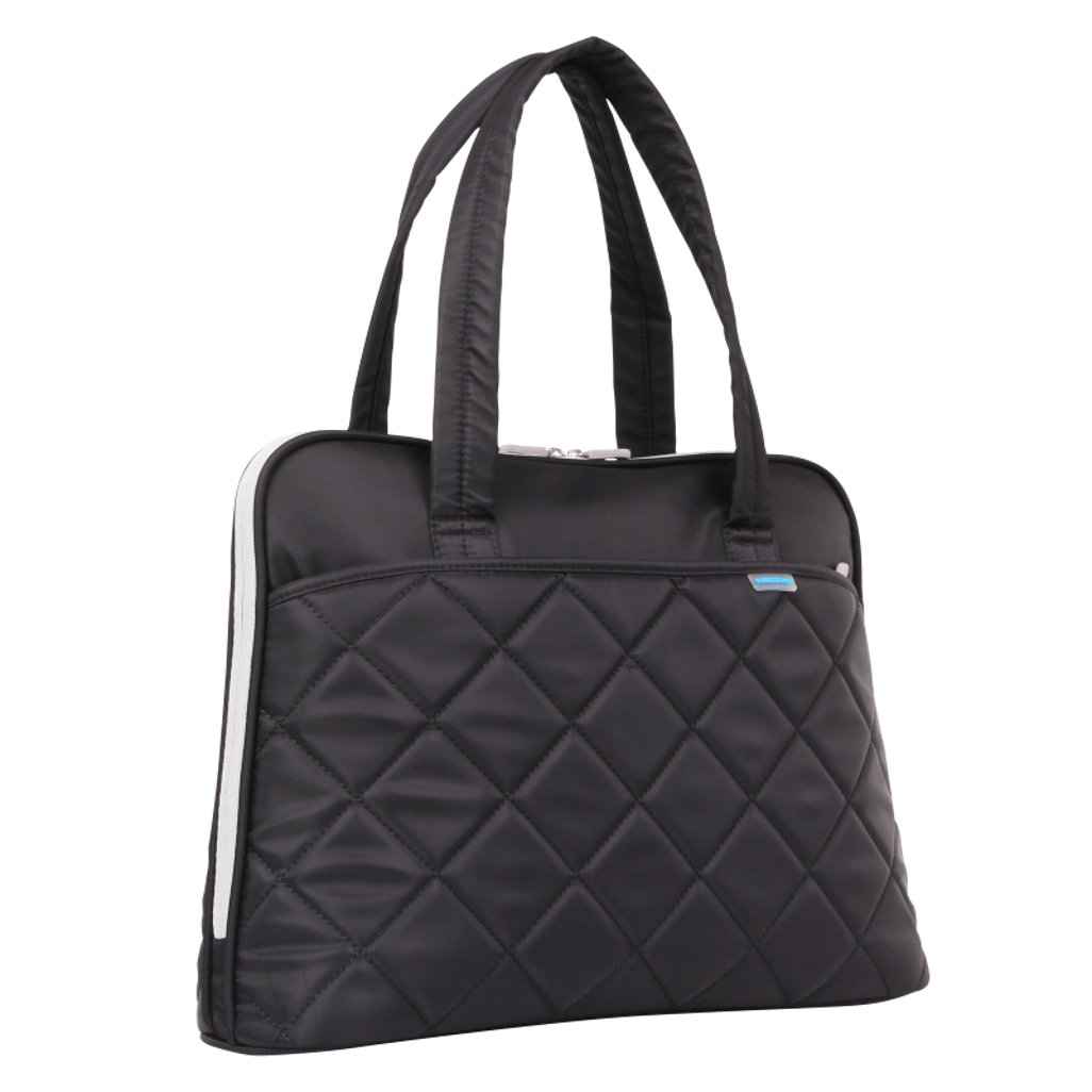 Kingsons 15.6 inch black shoulder laptop bag - Ladies in fashion