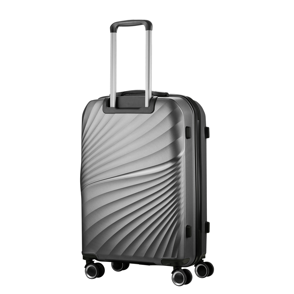 Travelwize Quartz PP 66cm 4-Wheels Spinner Luggage Silver