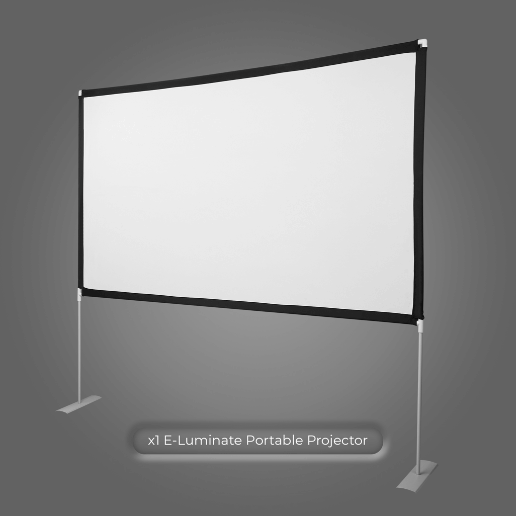 Connex E-Luminate Portable Projector Screen 100 inch - 16:9
