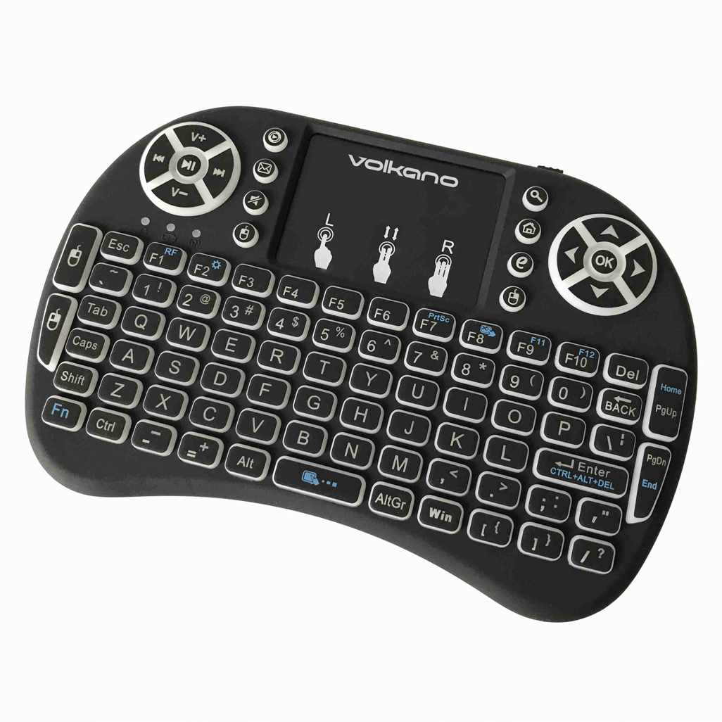 Volkano Control series Smart TV remote Control keyboard and trackpad
