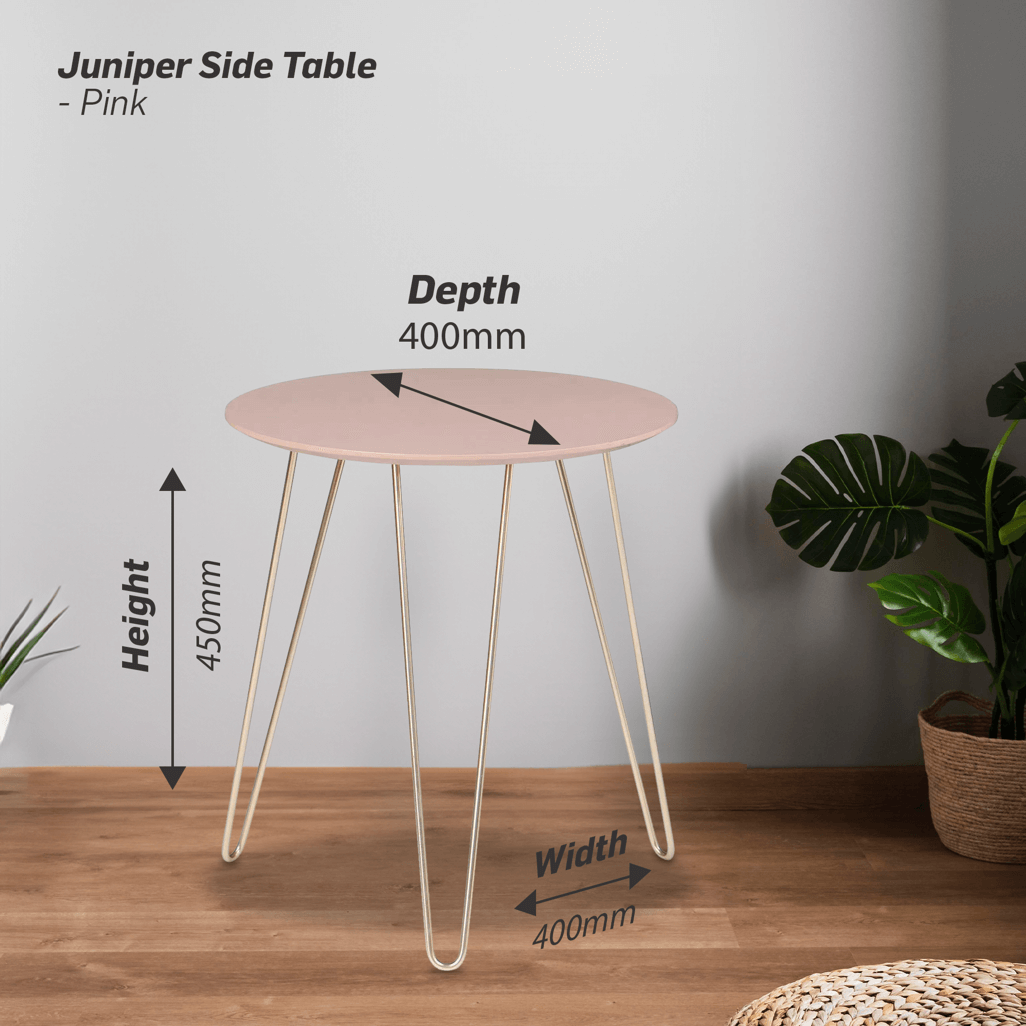 Everfurn Juniper Coffee Table - Pink