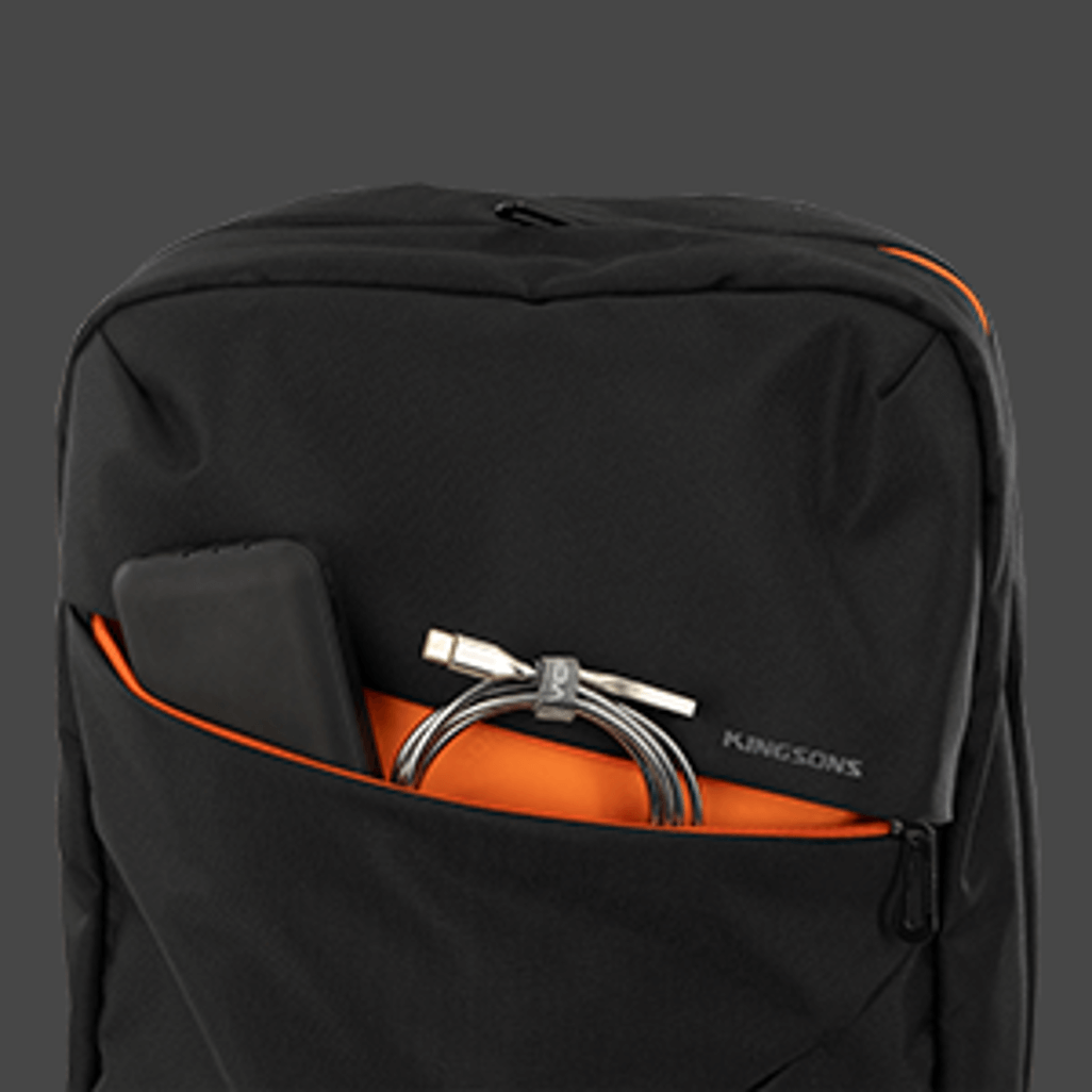 Kingsons backpack 15.6 inch Arrow series BLACK