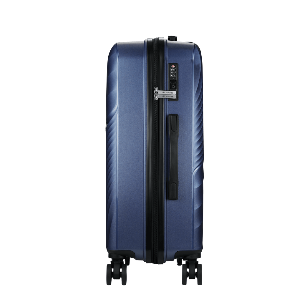 Travelwize Quartz PP 76cm 4-Wheels Spinner Luggage Navy
