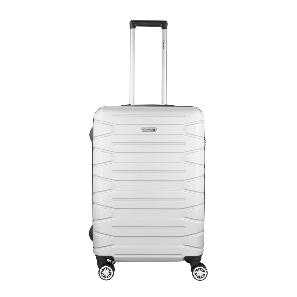 Travelwize Cabana ABS 4-Wheel Spinner 65cm Luggage Platinum