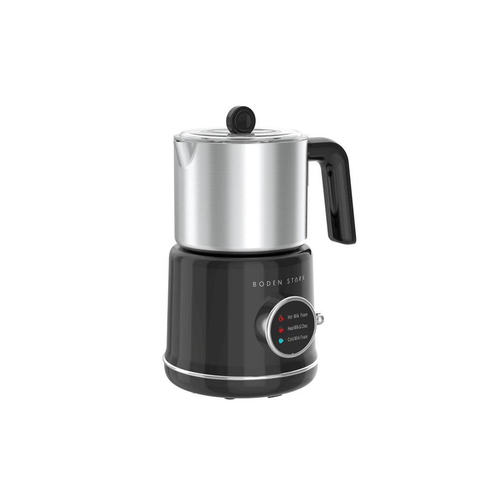 Boden Stark Milk Frother with sleek design for frothing milk and making lattes or cappuccinos, compact and easy to use.