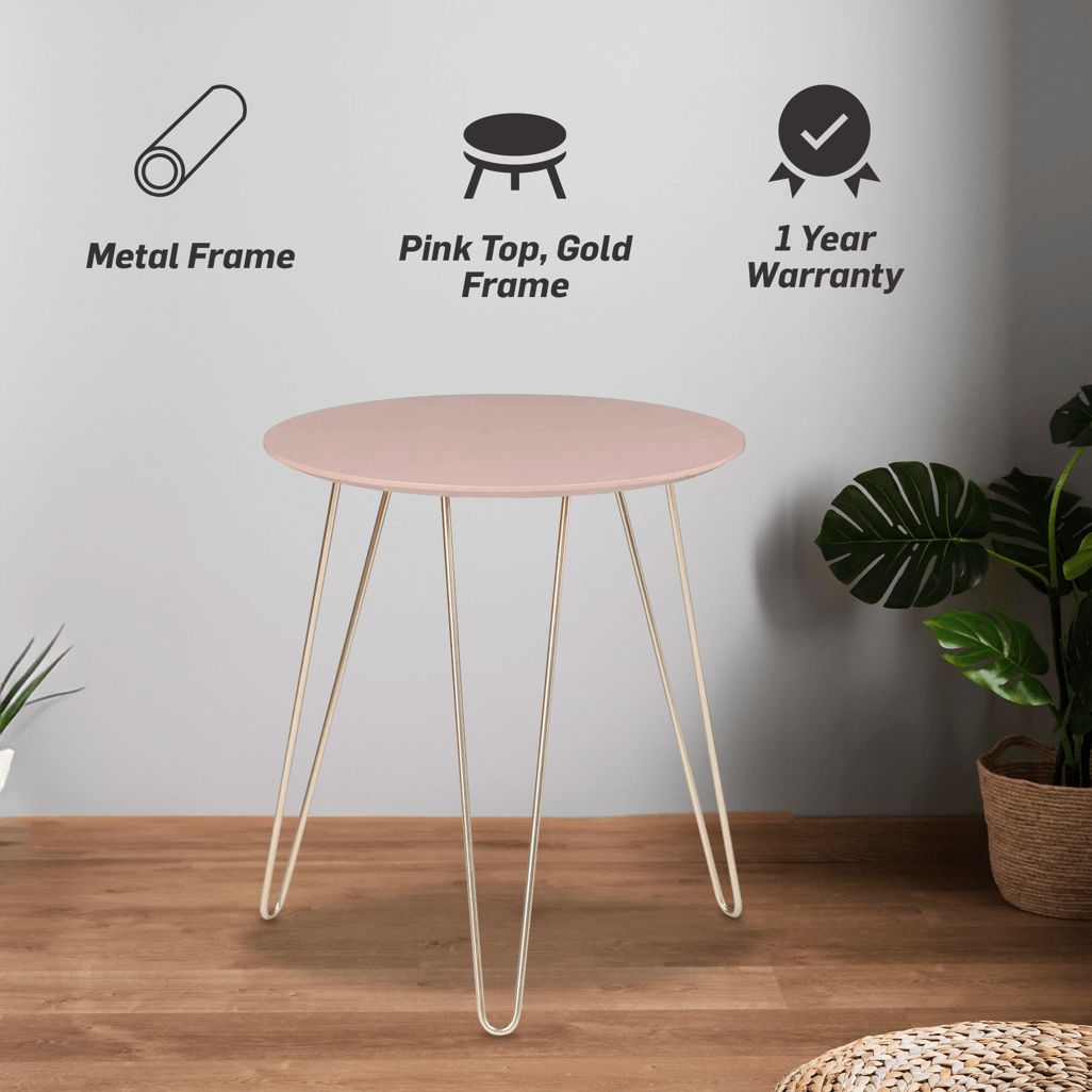 Everfurn Juniper Coffee Table - Pink