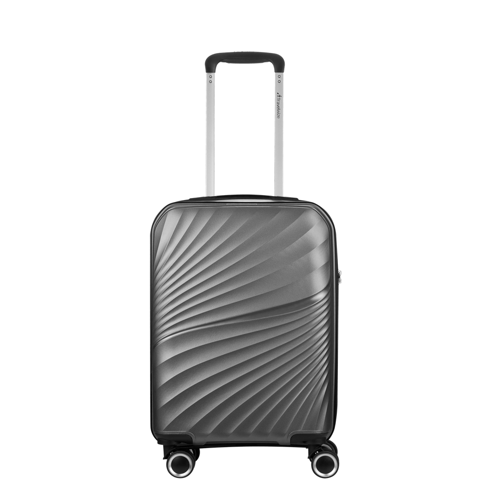 Travelwize Quartz PP 66cm 4-Wheels Spinner Luggage Silver