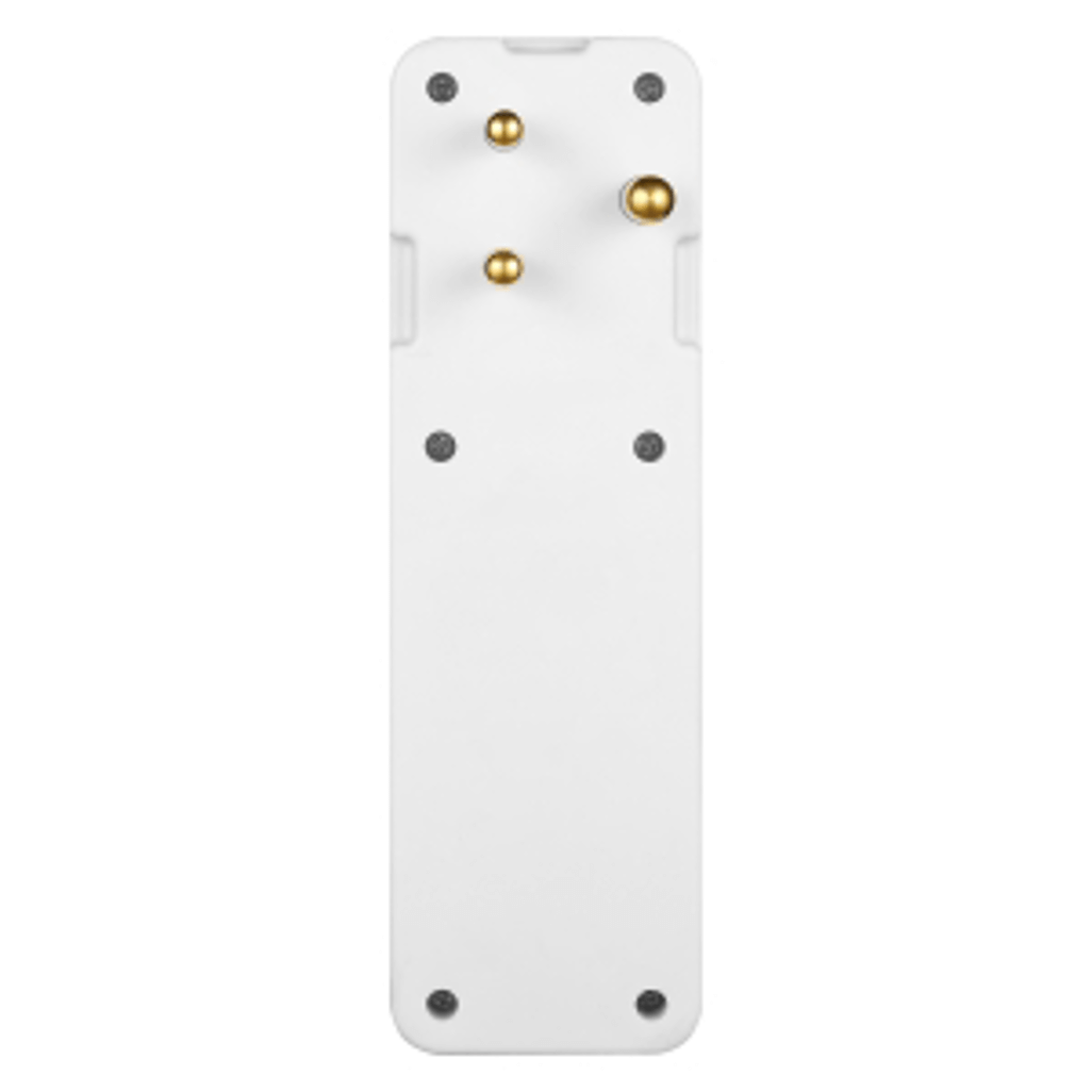 Ellies 3 Way Schuko Adaptor with type C + USB- White