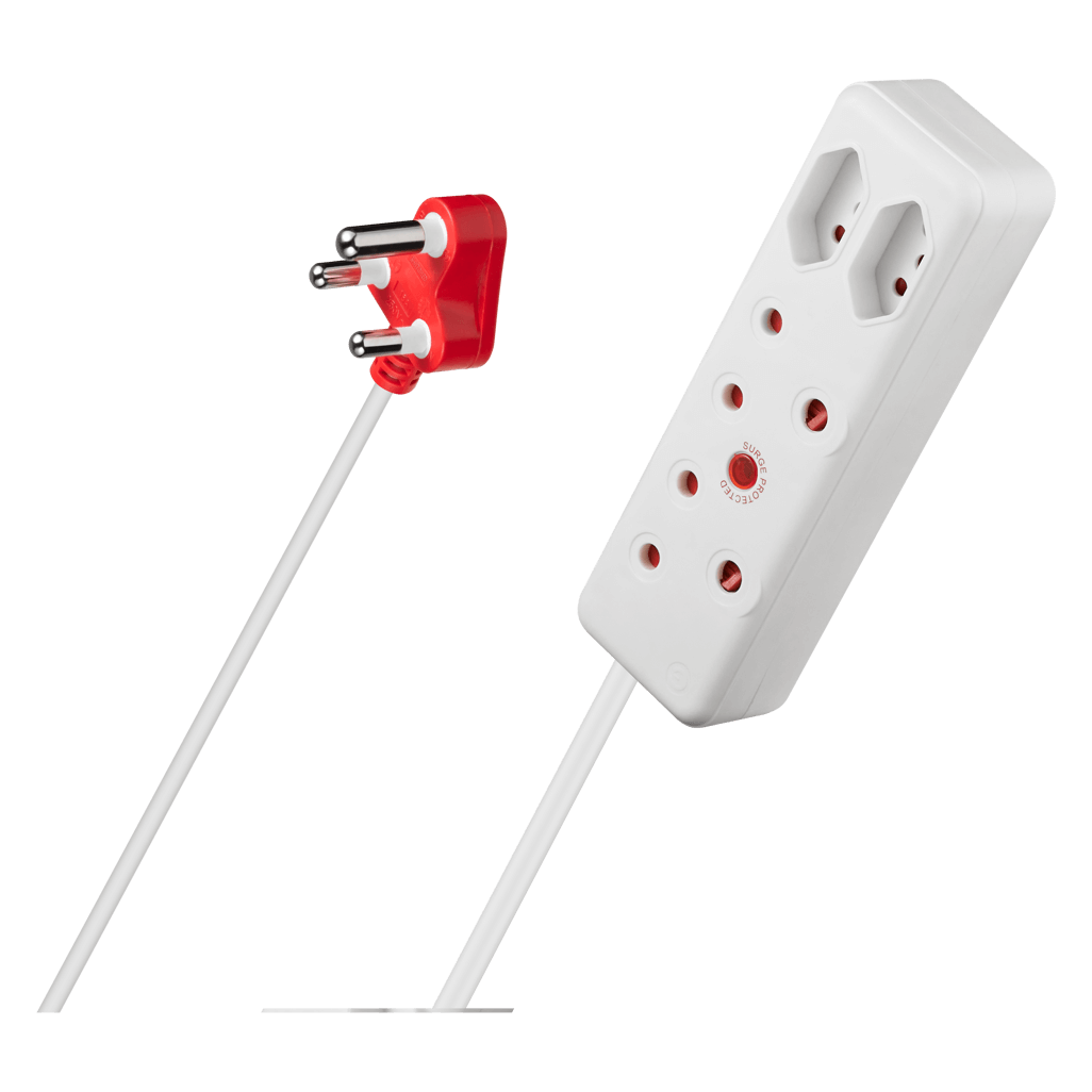 Ellies 4 Way Medium Surge Extension Lead -10M
