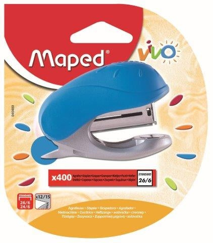 MAPED Stapler Mini Vivo 15 Sheet + Free Staples