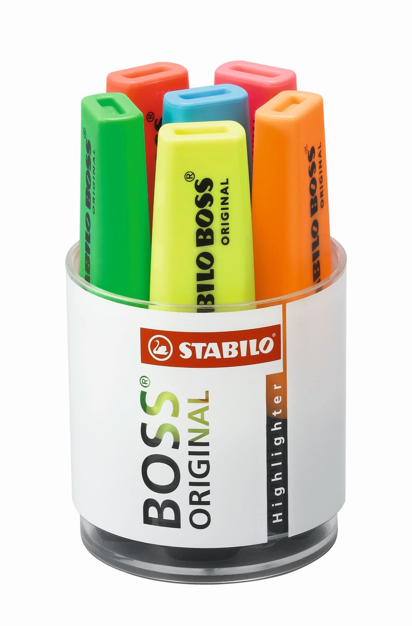 STABILO BOSS Original Highlighter Assorted Tub 6's