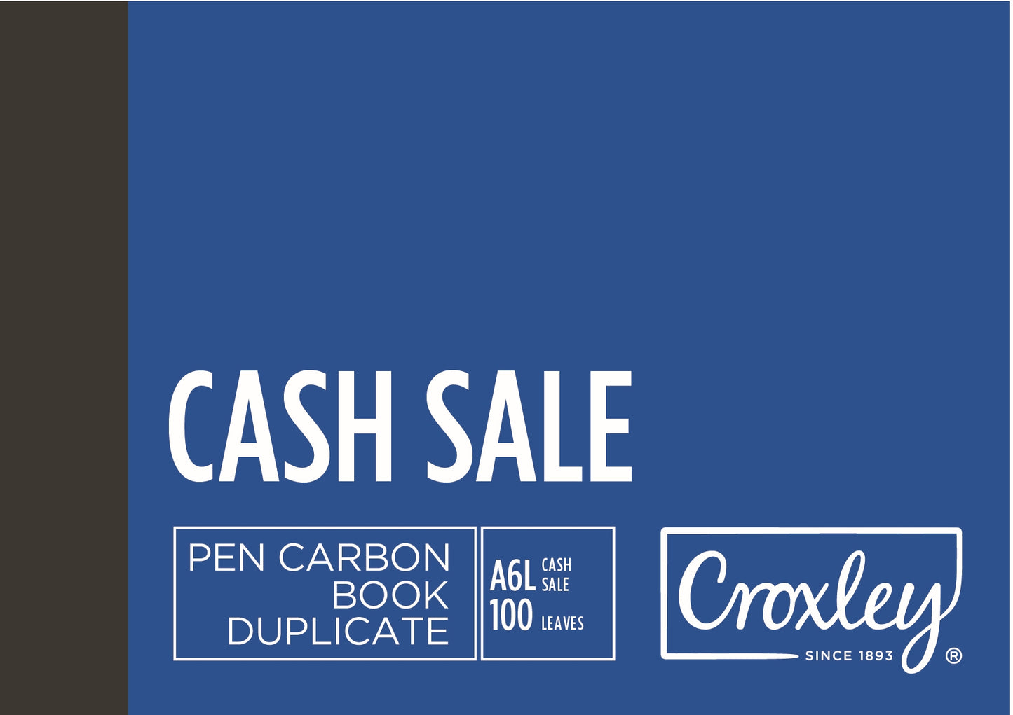 CROXLEY JD16CS Pen Carbon Cash Sale A6 Landscape 100 Page Pack of 10