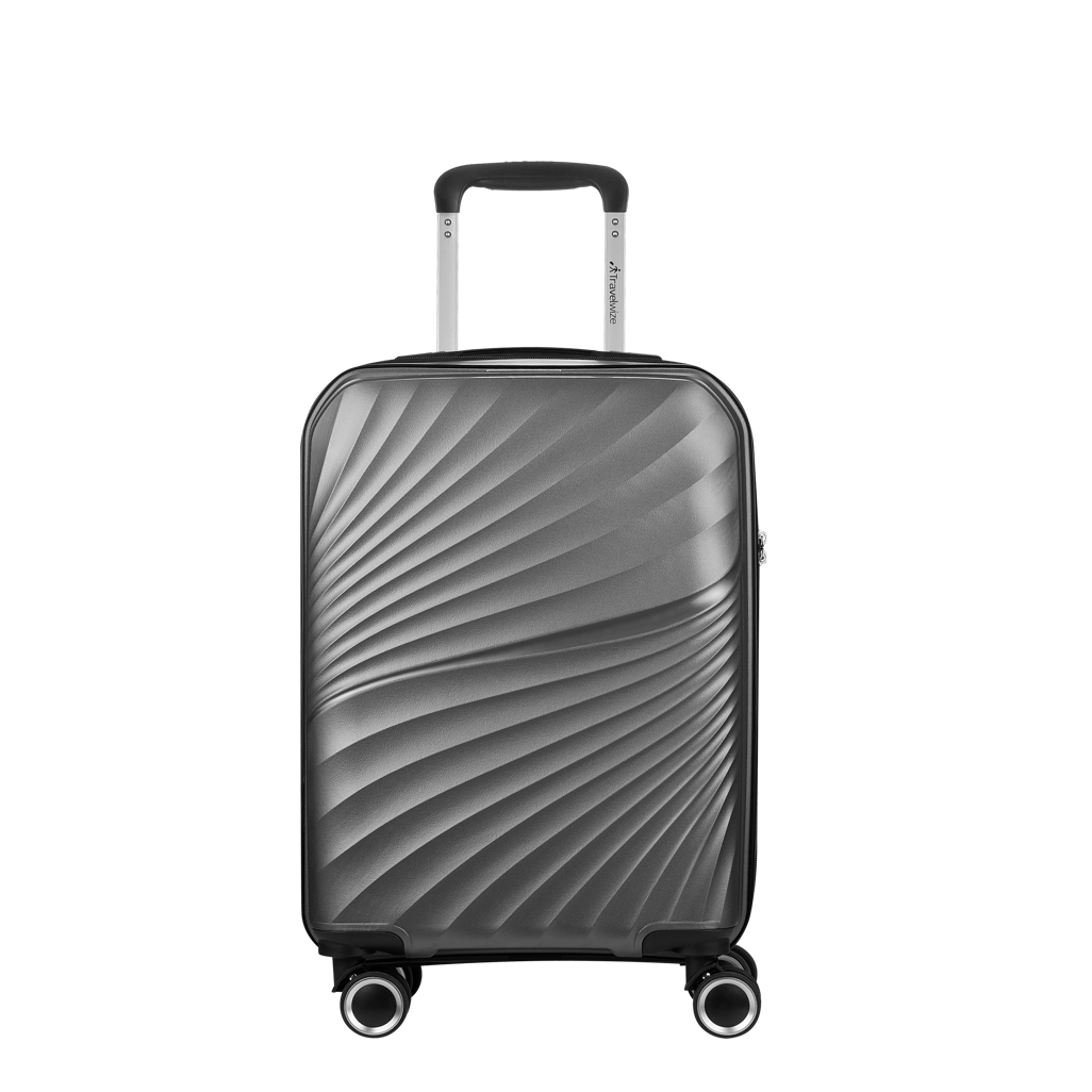 Travelwize Quartz PP 76cm 4-Wheels Spinner Luggage Silver