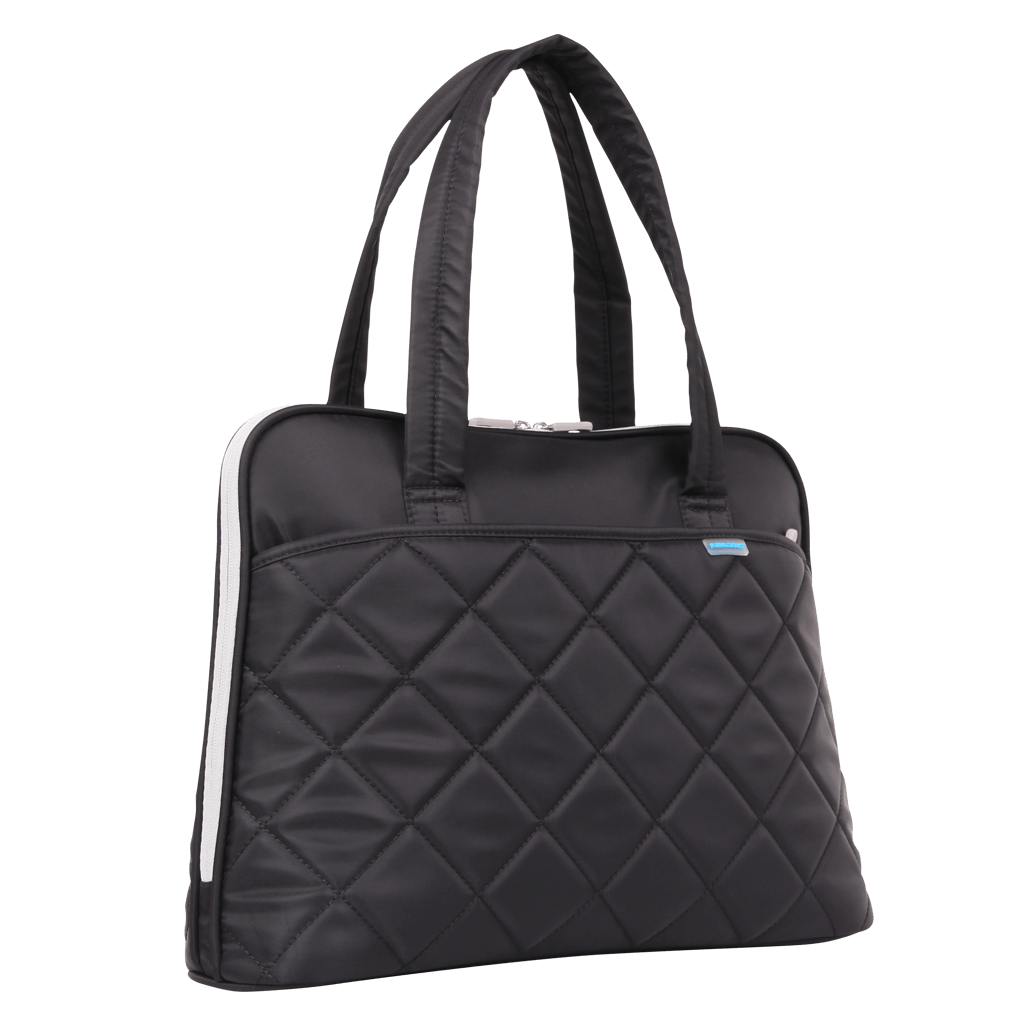 Kingsons 15.6 inch black shoulder laptop bag - Ladies in fashion