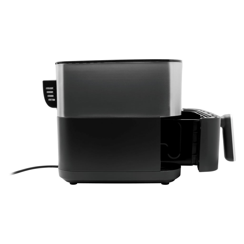 Boden Stark 8L Dual Element Air Fryer with Steaming Function, sleek design and easy-to-use controls.