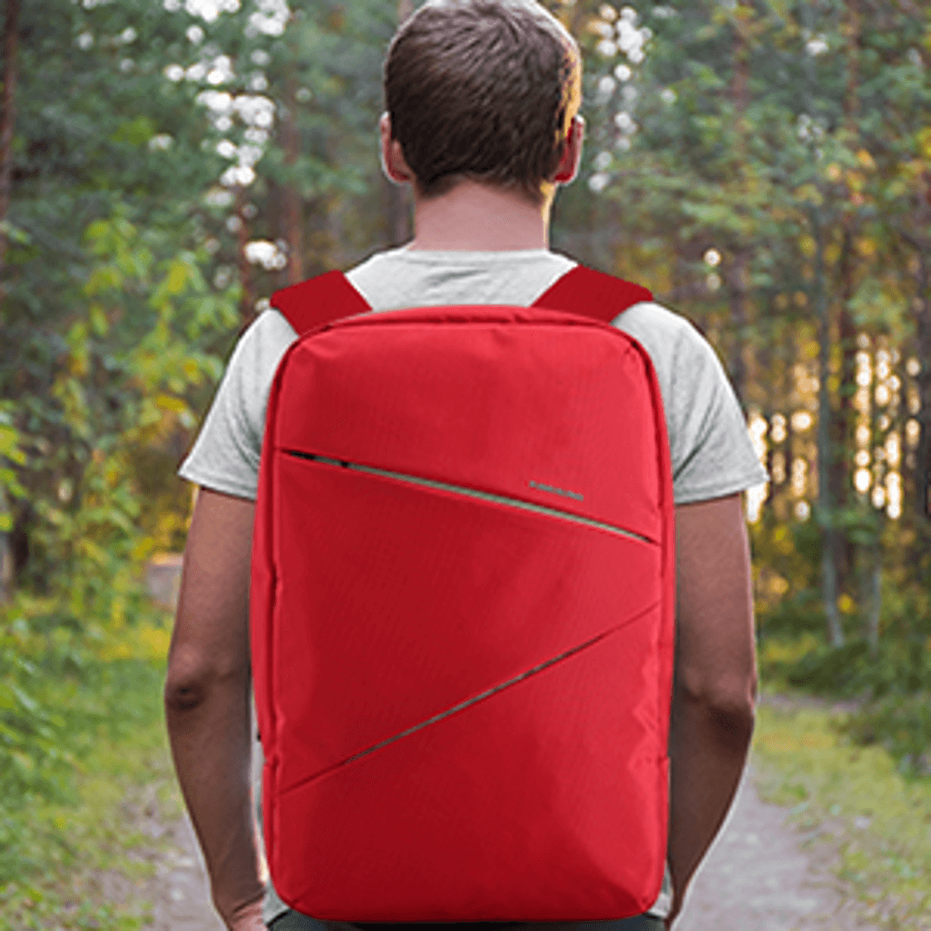 Kingsons Arrow Series Laptop Backpack Red